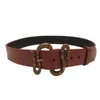 20% korting op riemontwerper Nieuwe mode retro slakehead Buckle veelzijdige lederen casual trend herenbroeken riem