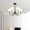 Lustres da sala de estar nórdica moderna atmosfera simples atmosfera de luxo de luxo quarto lâmpadas de iluminação de decoração interna