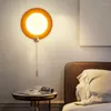 Vägglampa Modern LED med Switch Nordic Sconce Light för sovrum/ vardagsrum hem inomhus dekorationsbelysning fixtur