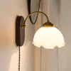 Lampade da parete Lampada da lettura moderna a LED Deco Luci da interno rustiche Luce da bagno senza fili Retro