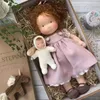 Dolls Kawaii Plush Toys Waldorf Handmade Soft Stuffed Doll Cotton Packaging Fabricchanging Box Birthday Gifts 231124