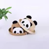 Tregren Cartoon Panda Straw for Boy Girl Outdoor Beach Sun Caps Summer Kids Panama Cap Kids Fisherman Hat