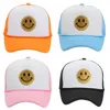 Caps s Kids Toddler Face Trucker Hat Retro Mesh Baseball Cap for Boys Girls P230424