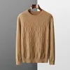 Womens Sweaters Mens 100% Cashmere Pullover ONeck Sweater AutumnWinter Fashion Warm Solid Knitted Business Casual Top 231123