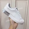 Topp nya män Kvalitetsdesigner Dunks Running Shoes Fashion Black White Leather Platform Shoes Outdoor Sports Trainers Breattable Sneakers2023