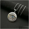 Pendant Necklaces The Eye Of Horus Necklace Stainless Steel Pendant Necklaces For Women Men Fashion Jewelry Drop Delivery Jewelry Neck Dhjae