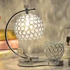 Lampes de table Moderne Led Home Déco Éclairage Lampara Mesa Noche Fer Lampe Acrylique Clair