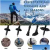 Trekking Poles Trekking Poles 5 Section Tralight Outdoor Fold Hiking Portable Climbing Stick For Nordic Elderly Telescopic Walking 230 Dhkv1