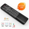 MT1 rétro-éclairé voix télécommande gyroscope sans fil Air Mouse 2.4G pour Android Tv Box