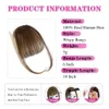 Bangs Air Bangs Human Hair Clip in Extentions Natural Hair Clip Bangs Fringe Clip Human Hair Clip On Bangs Hairpieces for Women 231123