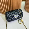 Mulheres Deisgner Crossbody Bag Bola Dourada Fong Fat Chain Bag Moda Pele De Cordeiro Couro Macio Senhora Clássico Bolsa De Ombro Bolsa De Luxo Mini Carteiras