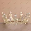 Tiaras Prinzessin 2023 Schöne Kopfbedeckung Chic Brauttiaras Accessoires atemberaubende Kristalle Perlen Hochzeitstiaras und Kronen