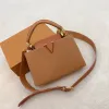 Borsa a spalla di design Capucines Moda Donna Tote Borsa a tracolla con tracolla di alta qualità