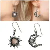 Stud Earrings Funny Show And Retro Personality Moon Creative Sun Your