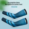 Podkładki kolan chłodne sportowe rękawy na ramię koszykówki Sport golfowy UV Słońce Unisex Mangas para Brazo