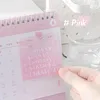 112sheets/box ins gradyan lekeli lekeli sülfürik kağıt notu Diy pedi diy Journal scrapbooking dekorasyon sevimli not kırtasiye