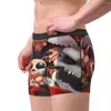 Underpants Sexy A encadernação de Isaac Video Cartoon Game Boxers Shorts Men's Felcamente cuecas roupas íntimas