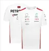 New F1 team round neck polo shirt, summer racing T-shirt of the same style customization