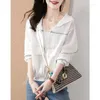 Kvinnorjackor Summer Woman Lightweight Breattable Sun Protection Jacket Female Hooded Thin Proof Coat Ladies Casual G233