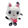 حيوانات أفخم محشوة 25 سم جابي دمية لعبة Mercat Cartoon Mermaid Cat Plushie Dolut