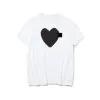 T-shirts masculins Logo en forme de coeur de printemps T-shirt Tee Skateboard Oversize Men Femmes à manches courtes Tshirt