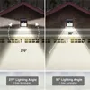 LED Solar Wall Lights Outdoor Pir Motion Sensor Street Light met 3 modi 140 LEDS Pathway Garden Decoratielamp