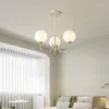 Lustres da sala de estar nórdica moderna atmosfera simples atmosfera de luxo de luxo quarto lâmpadas de iluminação de decoração interna