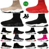شقق أصيلة الجوارب أحذية المصممين سرعات أحذية رياضية كلاسيكية واضحة الوحيدة Tripler أسود بيج بيج غرافيتي الوردي الرجال النساء عتيقة سلو على الركض المدربين 36-45