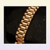 Modyle Men Bracelet Goldcolor 22cm Chunky Chain Bracelets Bangles en acier inoxydable Bijoux masculin Gift C190417034393049