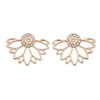 Stud Lotus Stud Earrings Flower Earring Lotus-Shaped Piercing Ear Ring For Women And Drop Delivery Jewelry Earrings Dhtgz