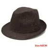 Berets Herren Fedora-Hut mit 4Größe 57 58 59 60CM Big Size Gentleman Dad Beach Homburg Jazz Vater Geschenk A0064-XSJBerets BeretsBerets