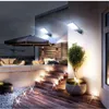 New 1pc Solar Street Lights Outdoor LED Lamp Wireless Waterproof Solar Flood Light Security Motion Sensor Light with Remote Control