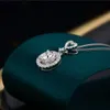 H F Original Natural Diamond 0.38ct Real Pure Gold 18k Heart Luxury Pendant For Necklace Jewelry Making 14k 9k Gold Custom