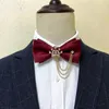 Papillon Papillon da uomo Abito formale Abito da sposa Abito Camicia Studente Host Corona coreana personalizzata