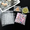 Geschenkwikkeling 100 stcs Plastic transparante verpakking Cellofaanzakken Polka Dot Candy Cookiebag Diy zelfklevende zak voor feest 230422