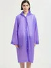 Fashionable And Lightweight Reusable Raincoat Travel Poncho For Women - Thickened EVA Material Provides Ultimate Protection From Rain And Wind