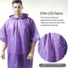 1 Stück EVA-verdickter Poncho-Regenmantel, Outdoor-Regenmantel für Erwachsene für Bergsteigen, Camping, Radfahren, Konzert, wasserdichter, atmungsaktiver und schnell trocknender Regenschirm