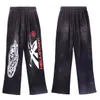 Les survêtements masculins évasé Black Flame Pans Sweat à capuche long pantalon de survêtement