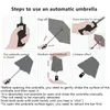 Umbrellas Umbrella Fruit Folding Fully Automatic Rain and Shine Dual Purpose Male Female Students Korean Version Sun Shading 231123