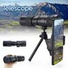 Telescópio Binóculos 10-300x40mm Mini Telescópio Monocular Monocular portátil de 30mm Lente Objetivo Mirror para Campo ao ar livre