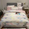 4pcs set designer bedding bea pattern creative with letters comfortable multi style multi size room ordinary fashion decor black bedding sets full novel JF016 B23