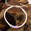 Strand kvinnors armband bohemiska handgjorda smycken färgglada lera pärlstjärna charms armband justerbara söta tillbehör gåva