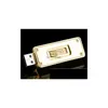 Andere schijven Opslagplaatsen Metal Blion Gold USB-flashdrive 128 Gb Nieuwste ontwerp Bar USB3.0 64 Gb Cle-geheugen U Stick 4 Gb 8 Gb 16 Gb 32 Gb Pendri Dhbin