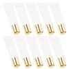 Bouteilles de stockage 10 pcs tube vide lèvre glaçage tuyau rechargeable conteneurs de maquillage tubes brillants petit rouge à lèvres bricolage voyage articles de toilette utiliser du plastique