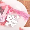 Party Favor Favor Happy Boy Bookmark z Tag TAKBONY do Bridal Baby Shower Chrześcijanie urodzin WA1413 DROP DOBRY DOM G DH0S8