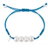 Fahmi Meerkleurig Nylon Parel Roze Mesh Goud Blauw ArmbandVerjaardag, Verloving, Cadeau, Feest, Bruiloft Speciale cadeaus voor Moeder Vrouw Kinderen Minnaar Vrienden