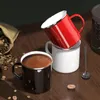 Mugs Enamel Coffee 350ML Creative Cup Travel Tea Milk Enamelware Home Kitchen Drinkware Christmas Party Gifts 231123