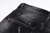 Plein björn mäns jeans klassisk mode pp man denim byxor rock stjärna fit mens casual design rippade jeans nödställda mager biker tygmöte byxor 15705