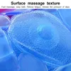Bath Mats Bathroom Non-slip Floor Mat PVC Thicken Pebble Anti-skid Shower Foot Pad Transparent With Suction Cup