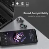 TWS Bluetooth Earphones Trådlösa hörlurar med mic öronsnäckor Hifi Stereo Sports vattentäta headset för smart telefon